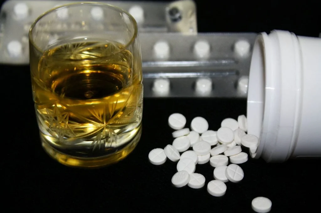 alcohol and prescription pills