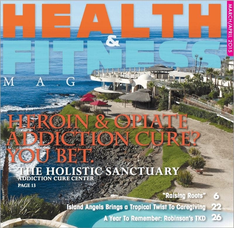 health magazine cover featuring the holistic sanctuary