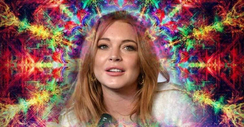 lindsay lohan psychedelic