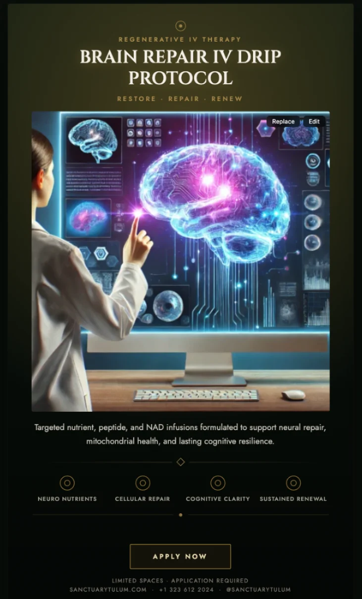 Brain Repair IV Drip Protocol Holistic Sanctuary