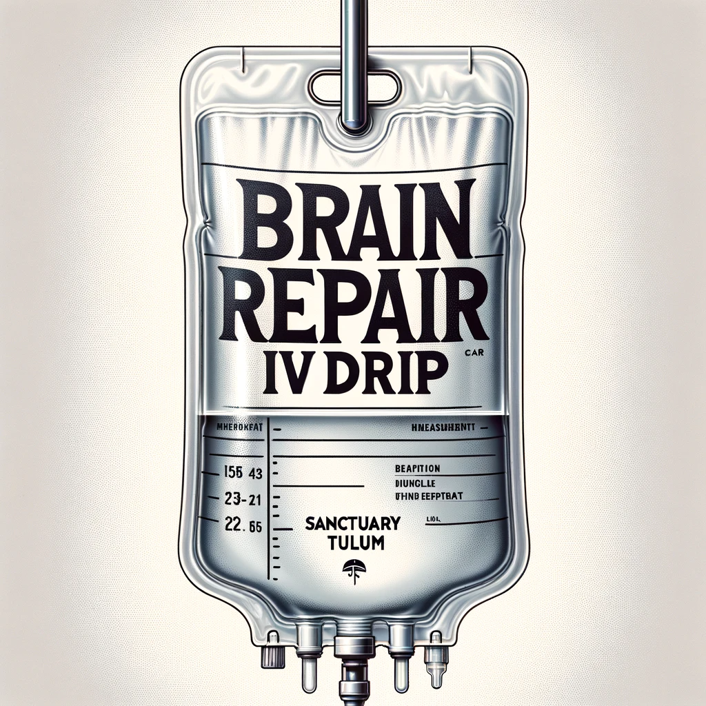 Brain Repair IV Drip for Ayahuasca Prep