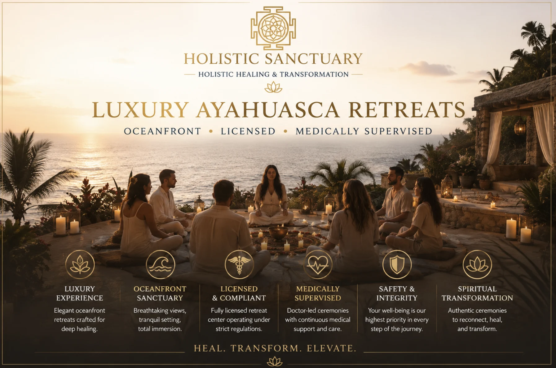Ayahuasca retreats and private ceremonies at Holistic Sanctuary