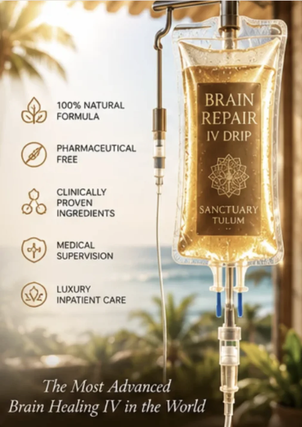 The Brain Repair IV protocol developed by Johnny Tabaie at Holistic Sanctuary