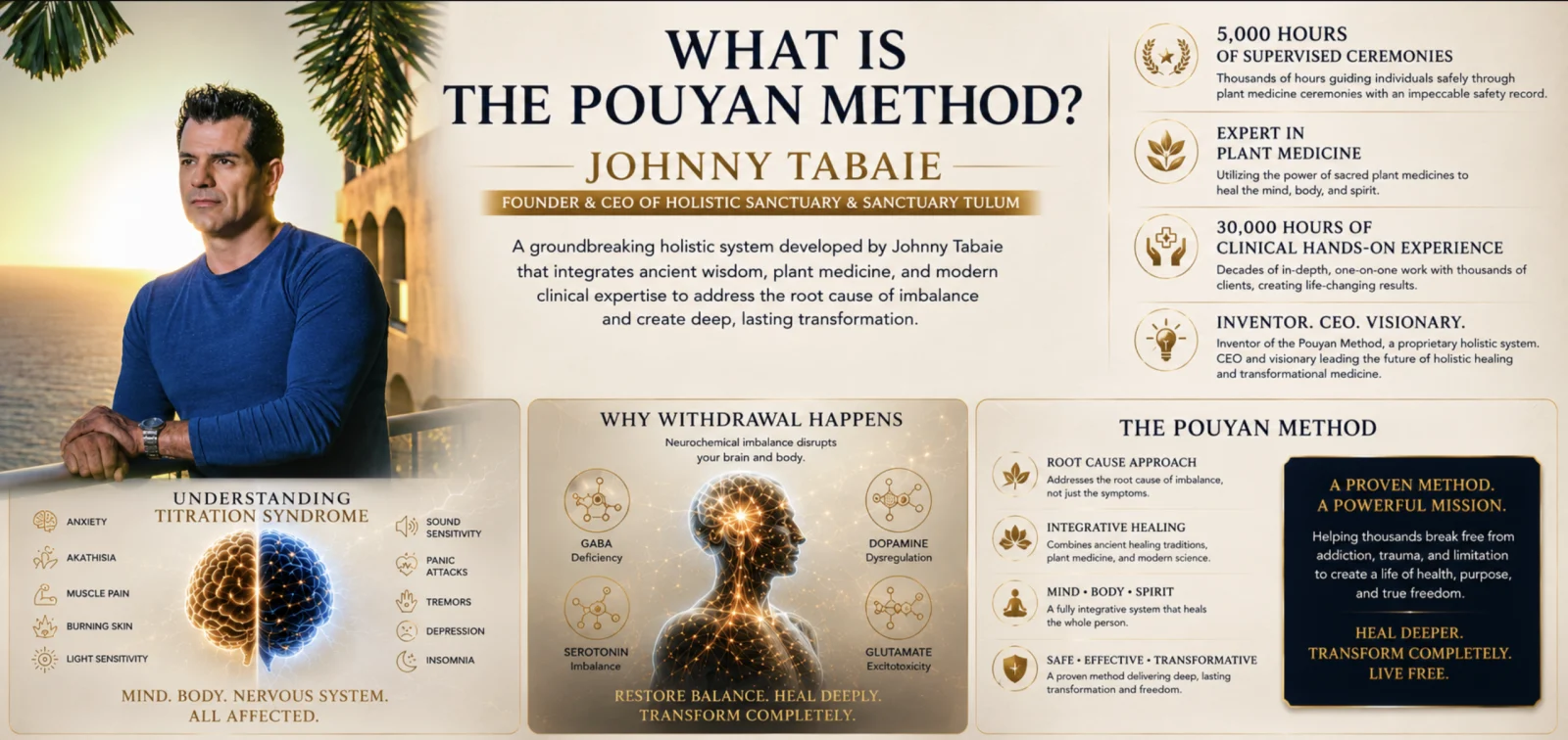 Johnny Tabaie, creator of the Pouyan Method protocol