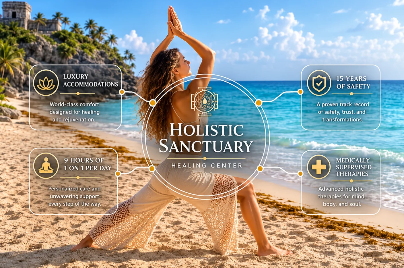 Luxury mental health treatment center Fort Lauderdale — — one-to-one oceanfront wellness care at Holistic Sanctuary