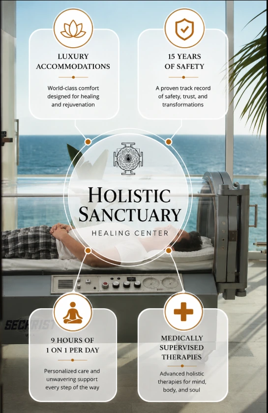 Private Drug Rehab Cost: The Real Ranges Hyperbaric oxygen therapy beside an ocean view at Holistic Sanctuary